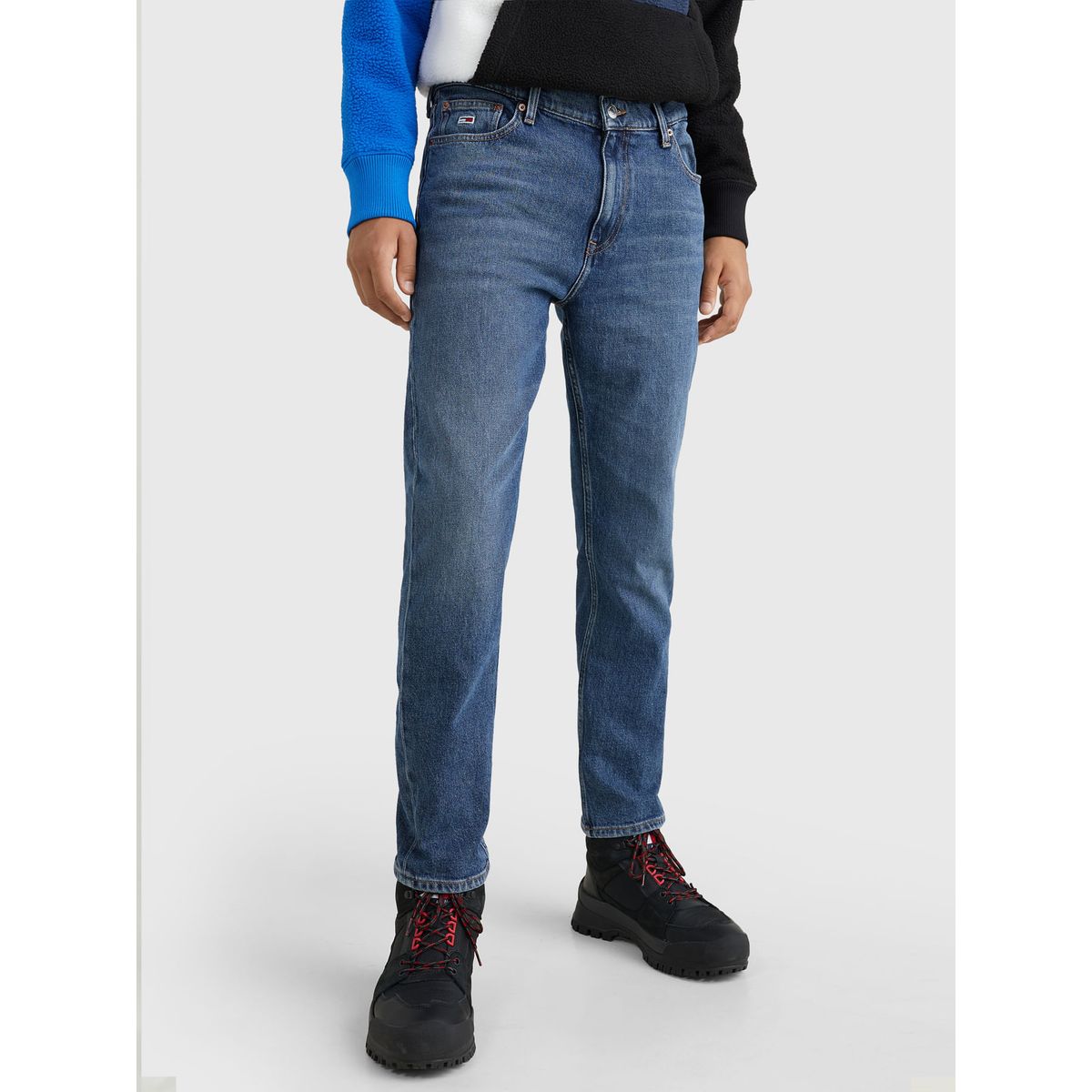 TOMMY HILFIGER - Jeans Dad Ajustados Cónicos Y Desteñidos Hombre Azul Tommy Hilfiger