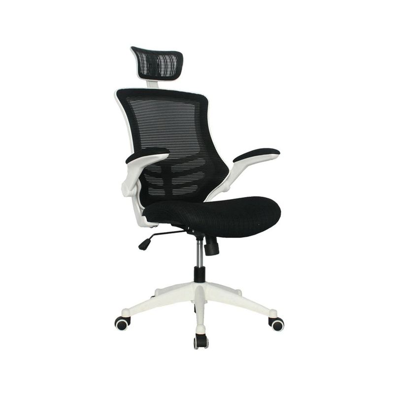 GENERICO - Silla de Oficina Ergonómica Singapur Marco Blanco