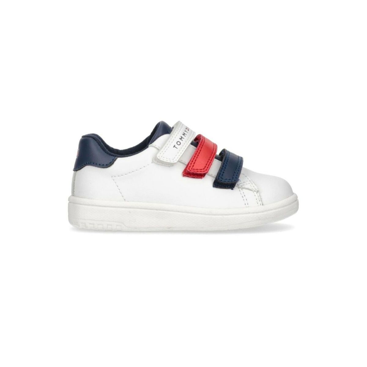 TOMMY HILFIGER - Tenis Velcro Deportiva Niño Blanco Tommy Hilfiger