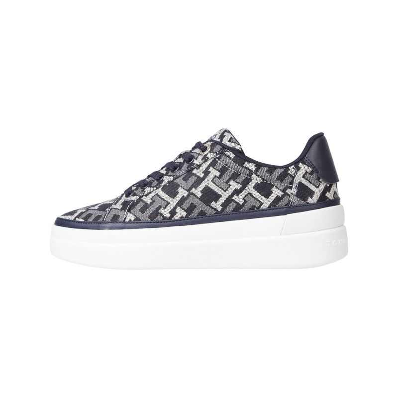 TOMMY HILFIGER - Tenis Con Suela Cupsole En Tejido Denim Tommy Hilfiger
