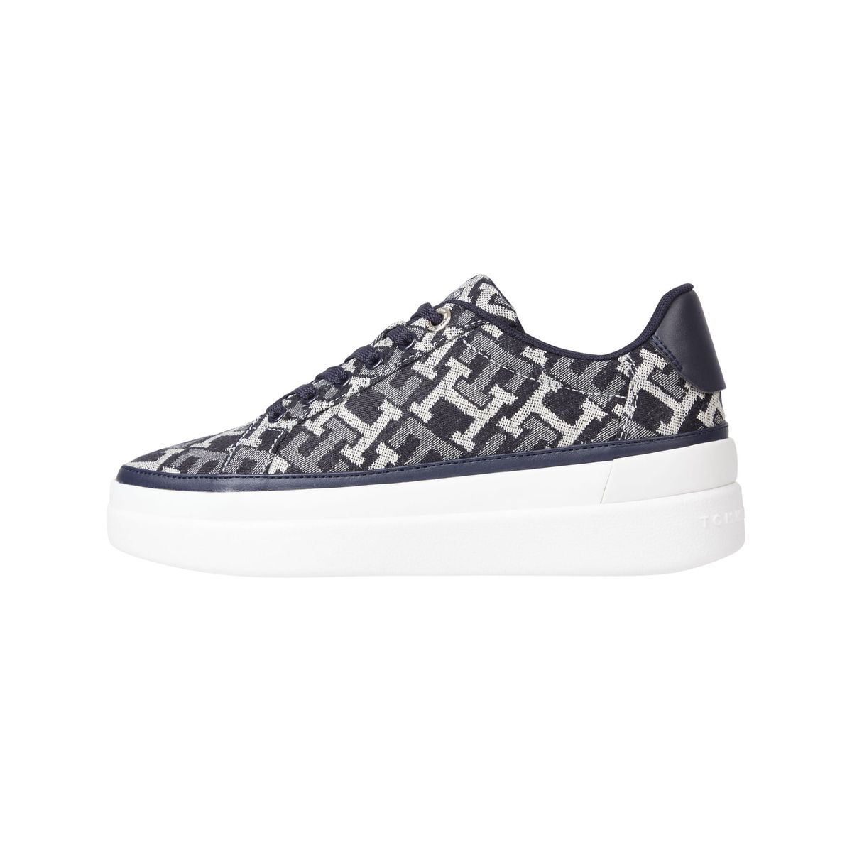 TOMMY HILFIGER - Tenis Con Suela Cupsole En Tejido Denim Tommy Hilfiger