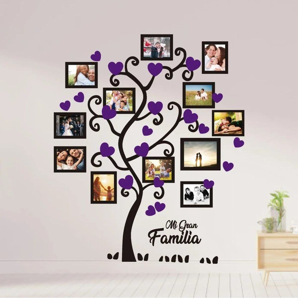 DECOR AND HOME - Portaretrato arbol genealogico 12 fotos