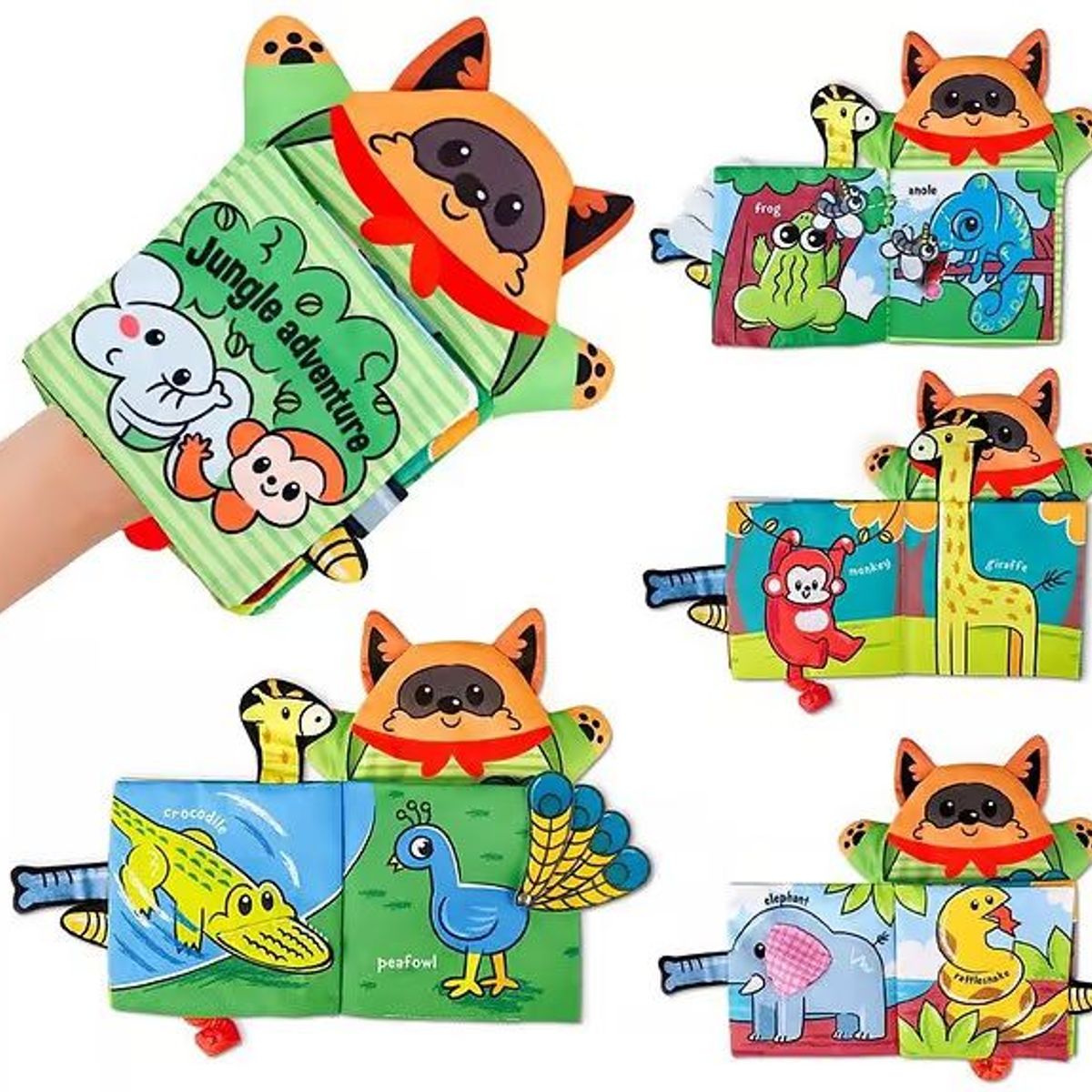 BABY ON - Libro De Texturas Estimulación Bosque