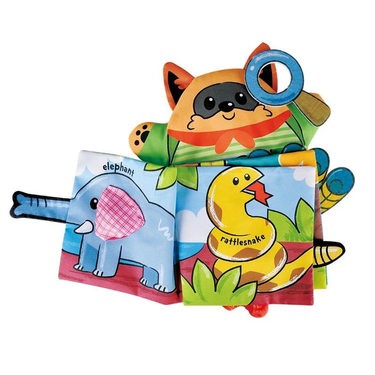 BABY ON - Libro De Texturas Estimulación Bosque