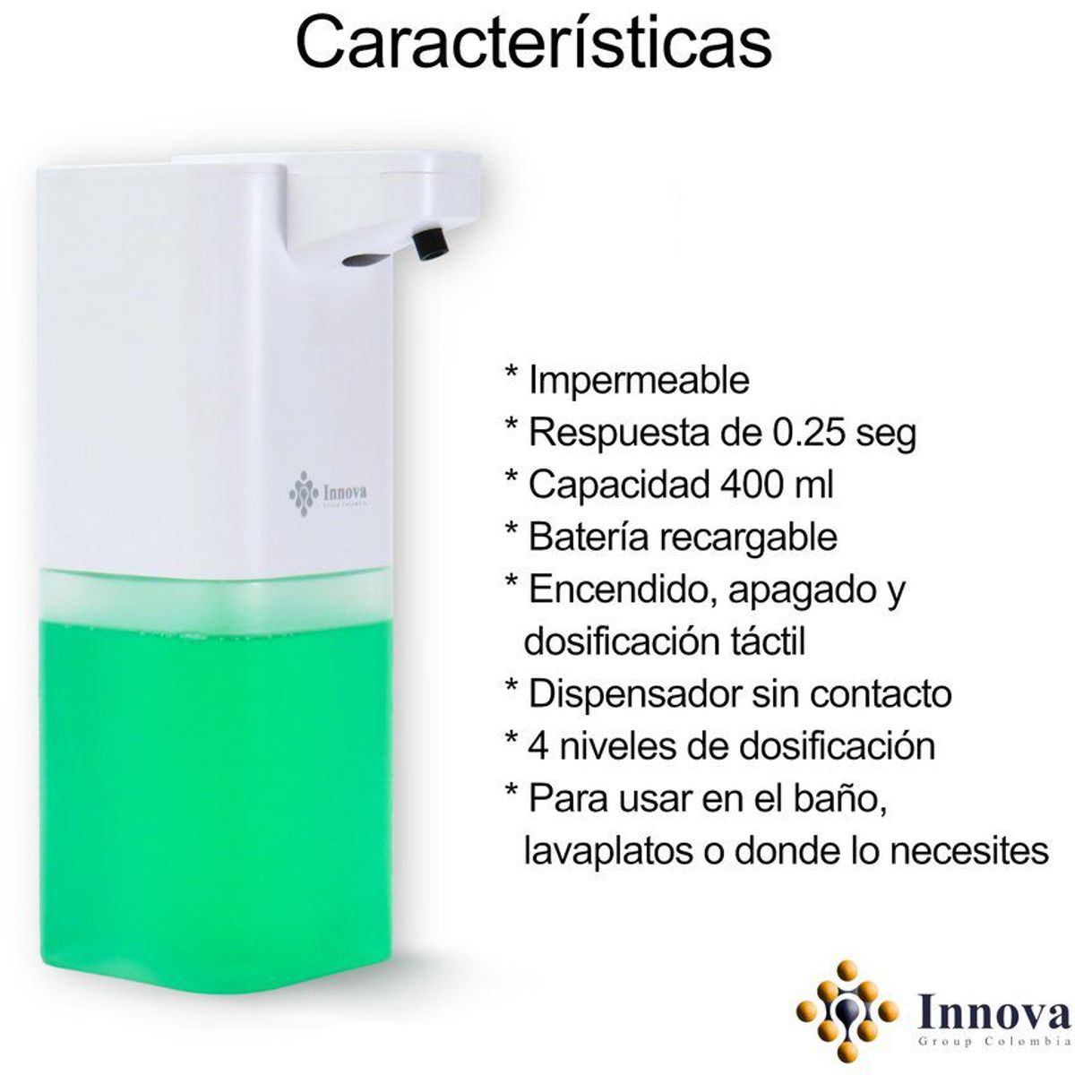 ZERRUTTI - Dispensador automático de jabón innova sd - 02