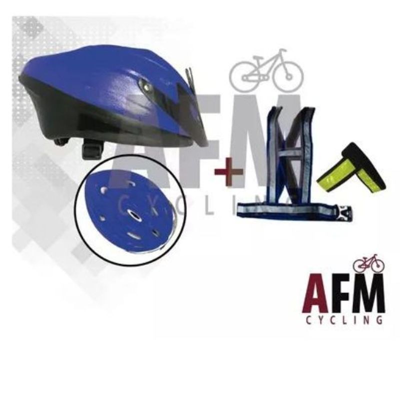 AFM - CASCO RACHET  TIRAS REFLECTIVAS
