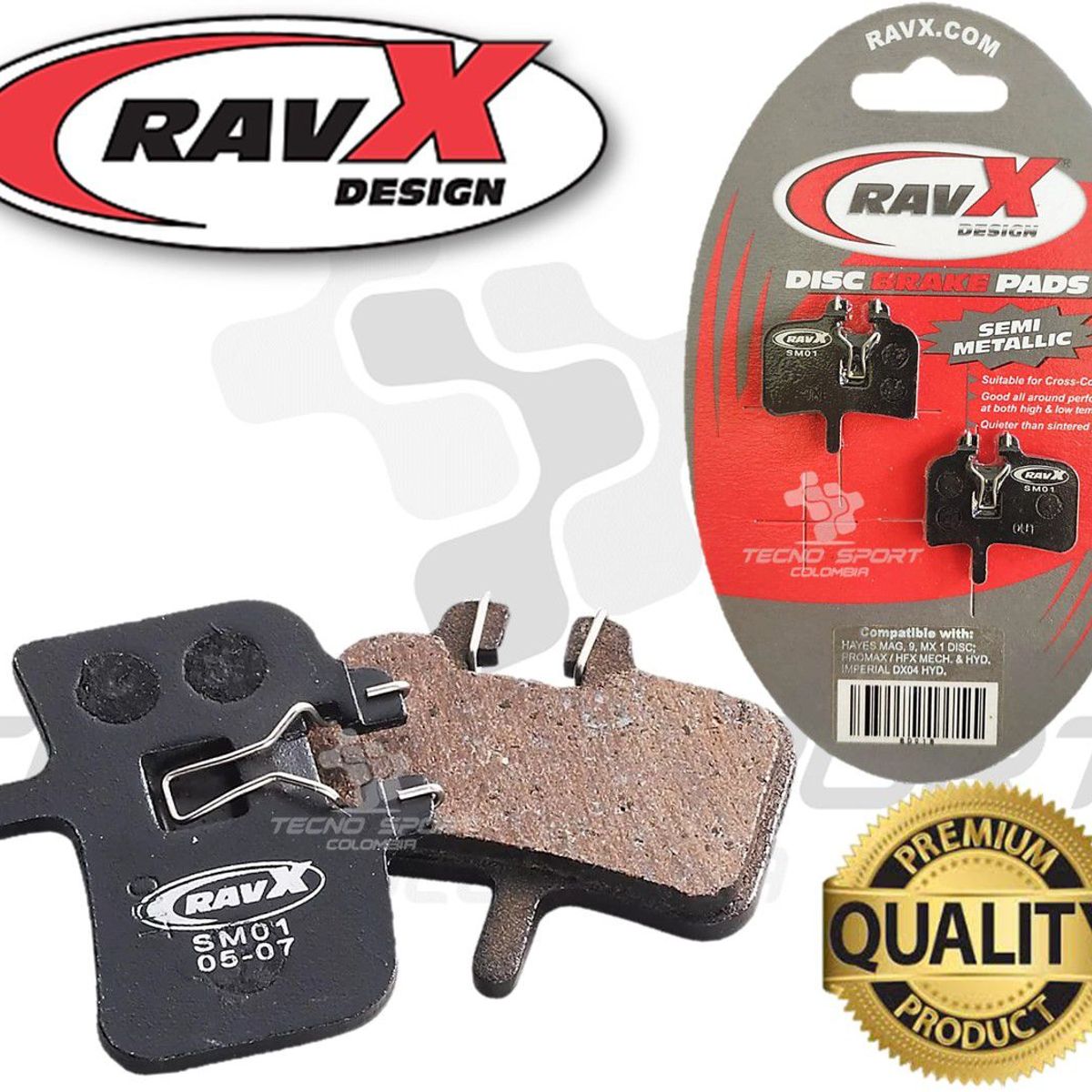 GENERICO - Pastilla Freno Bicicleta Ravx Hayes Magura Promax Imperial