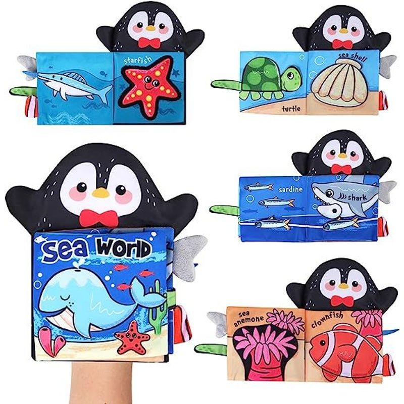 BABY ON - Libro De Texturas Estimulación Oceano