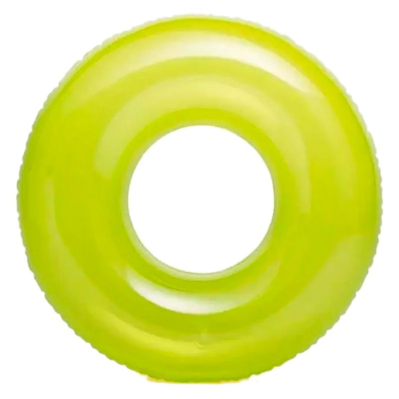 INTEX - Flotador Llanta Intex 59260 Inflable 76cm Neon Piscina Amari