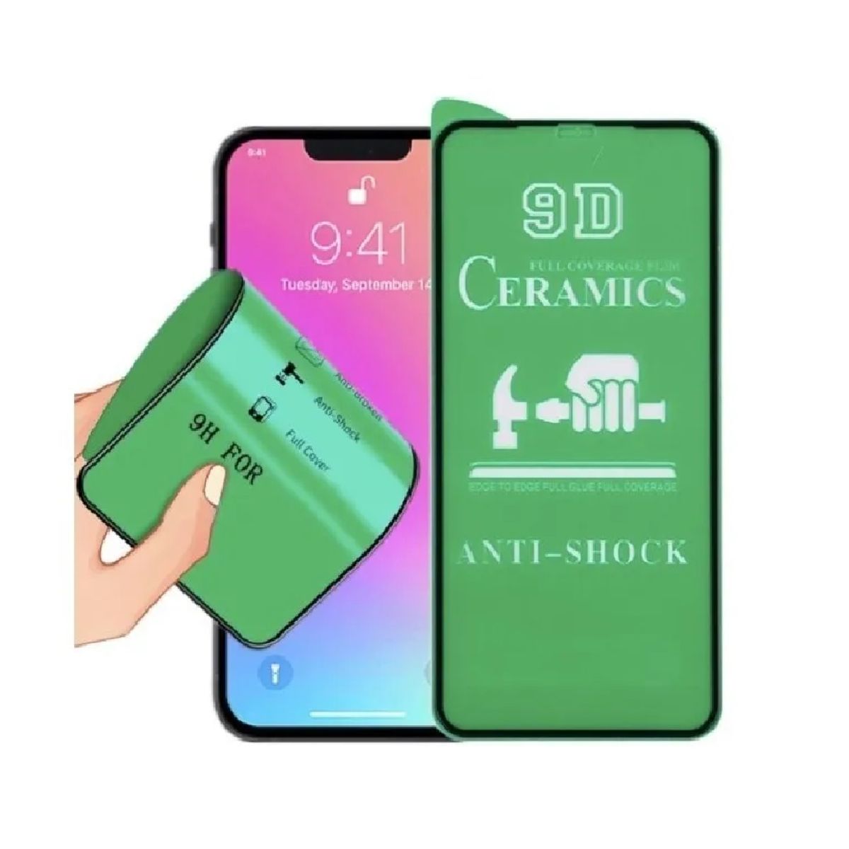 GENERICO - Protector Vidrio Templado Ceramico Para Iphone 13 Mini