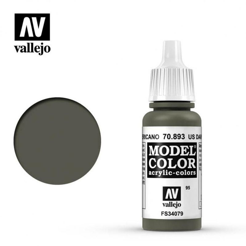 MANUEL VALLEJO - Modelcolor 893-17ml. verde americano