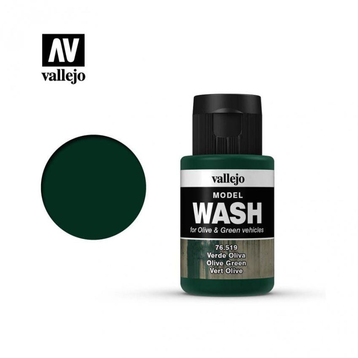 MANUEL VALLEJO - Model wash 35ml. 519-verde oliva