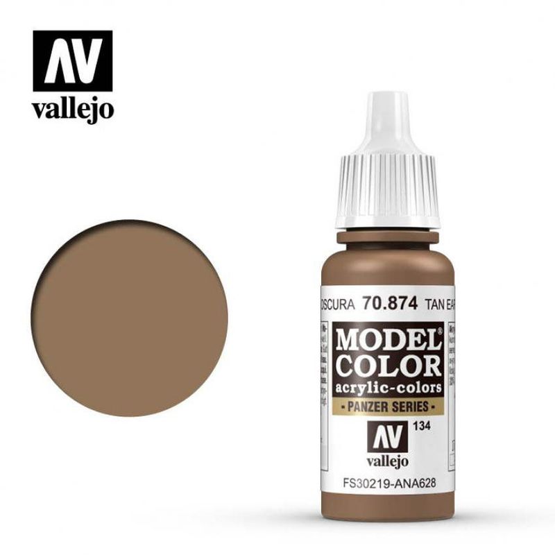 MANUEL VALLEJO - Modelcolor 874-17ml. tierra oscura