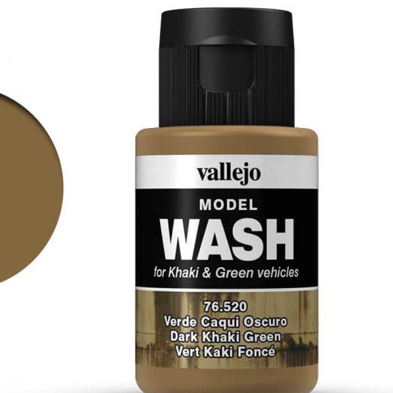 MANUEL VALLEJO - Model wash 35ml 520-verde caqui oscuro