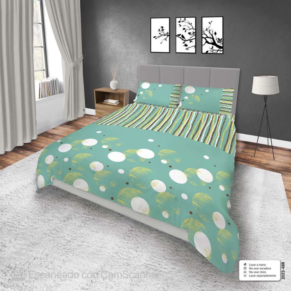 ELEGANCE - Juego de Sábanas cama doble 1.40 x 1.90 4 piezas