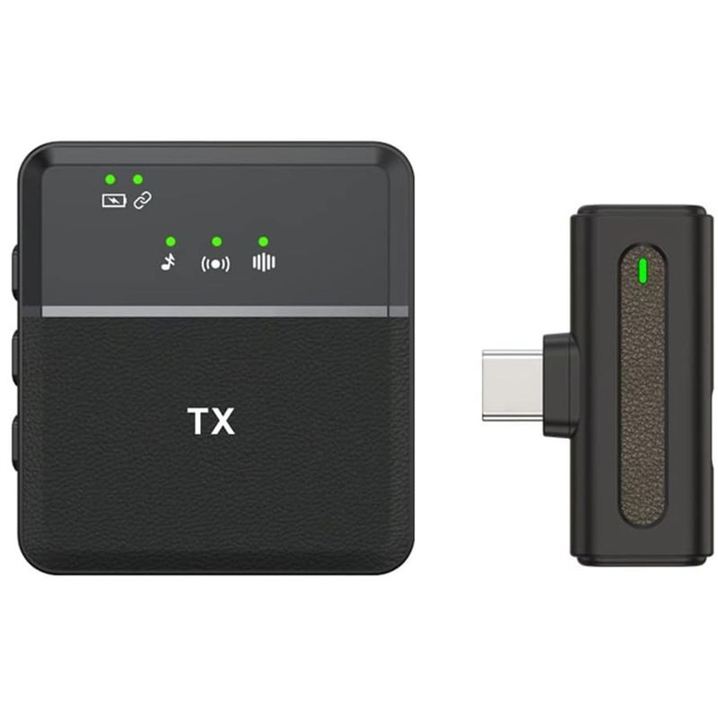 ONE PIXEL - Micrófono De Solapa Inalambrico Doble Para Celular Tipo C