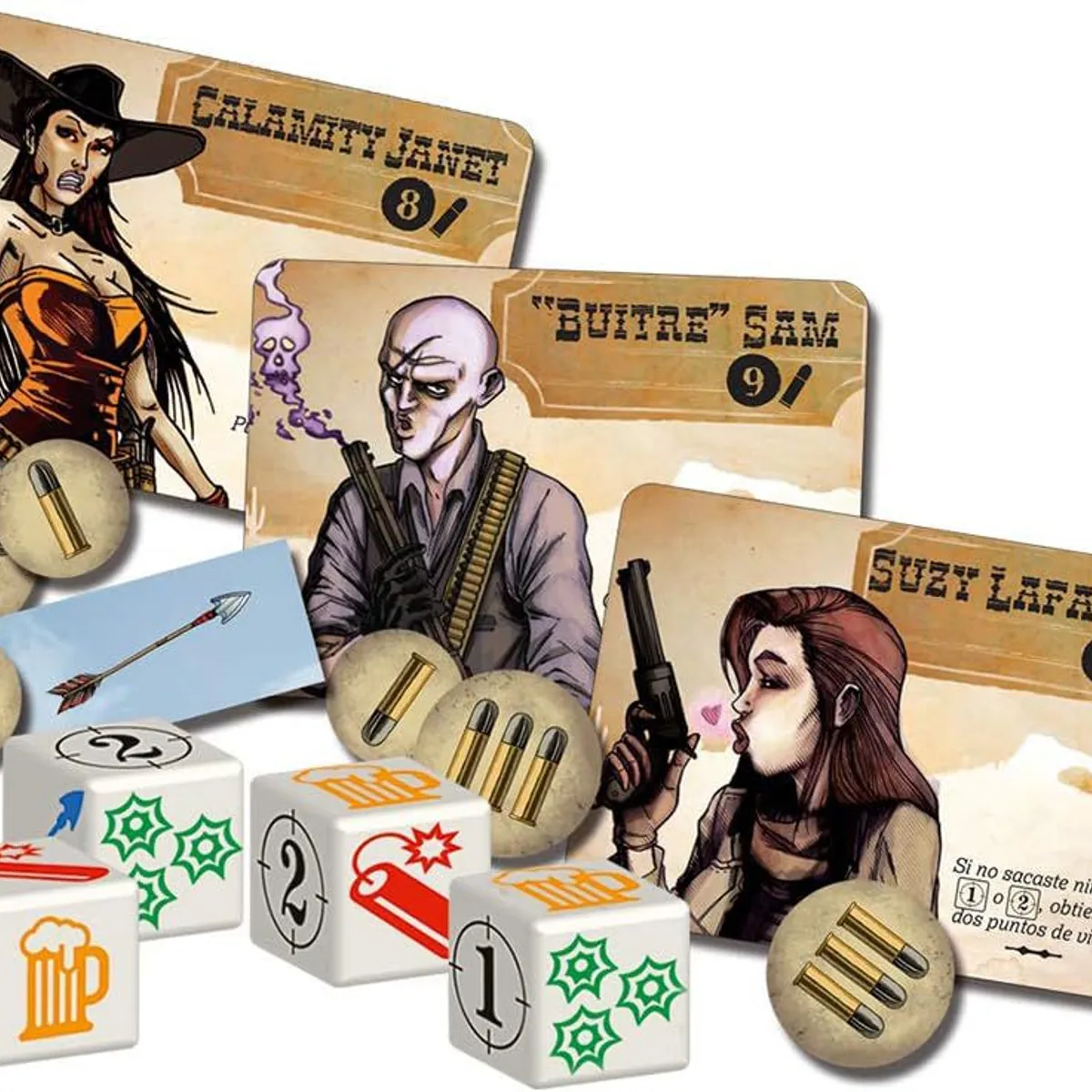 ASMODEE - Juego De Mesa Bang Juego De Dados Para Adultos Niños