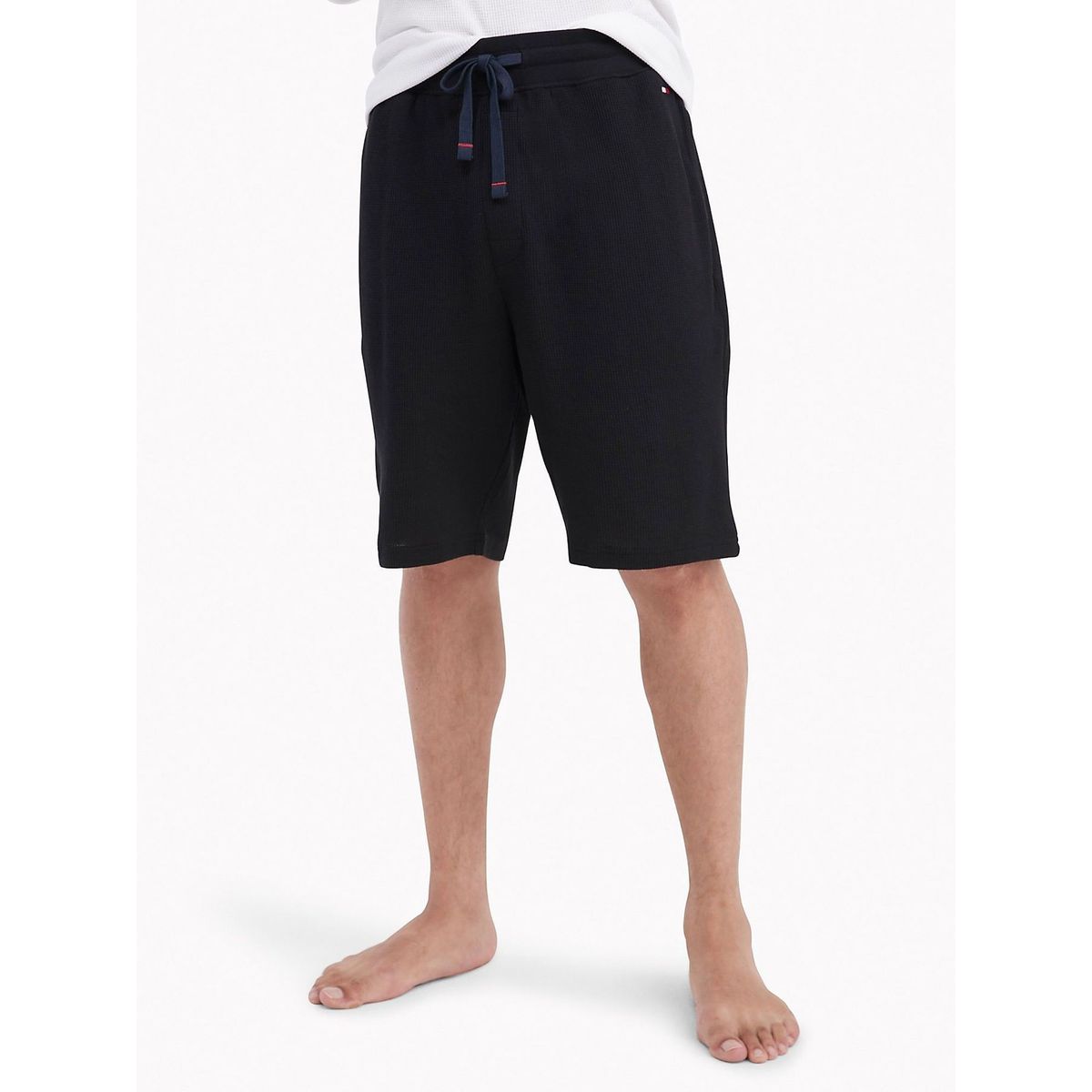 TOMMY HILFIGER - Pantalón Corto Térmico Para Dormir Hombre Azul Tommy Hilfiger