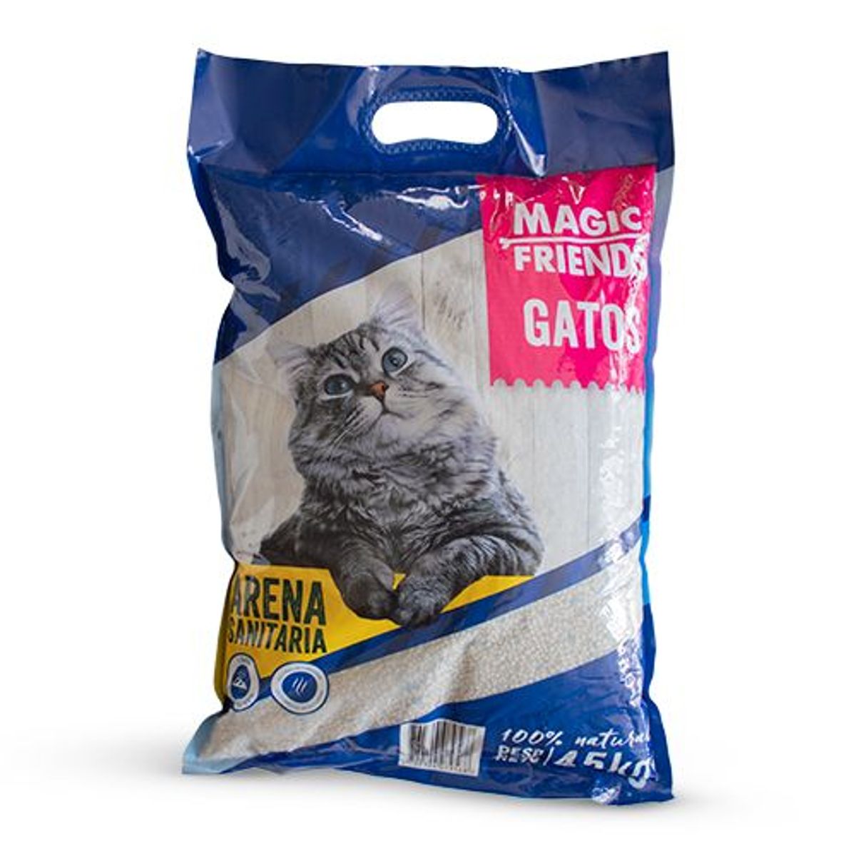 GENERICO - Arena Para Gatos Magic Friends 4.5 Kg