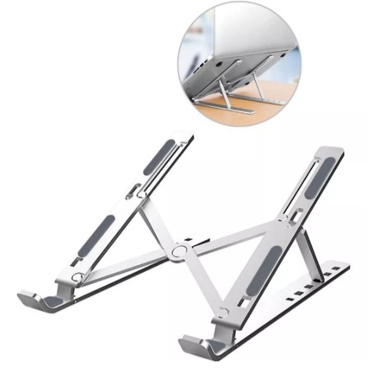 GENERICO - Soporte Para Portátil En Aluminio Plegable Ergonómica