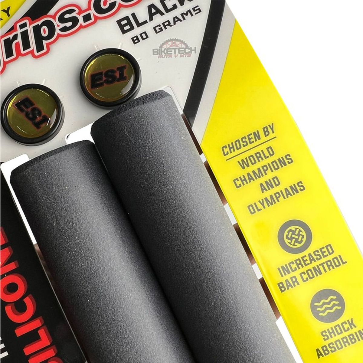 CHUNKY - Mangos De Bicicleta Esi Grips Extra Chunky Negro Para Mtb