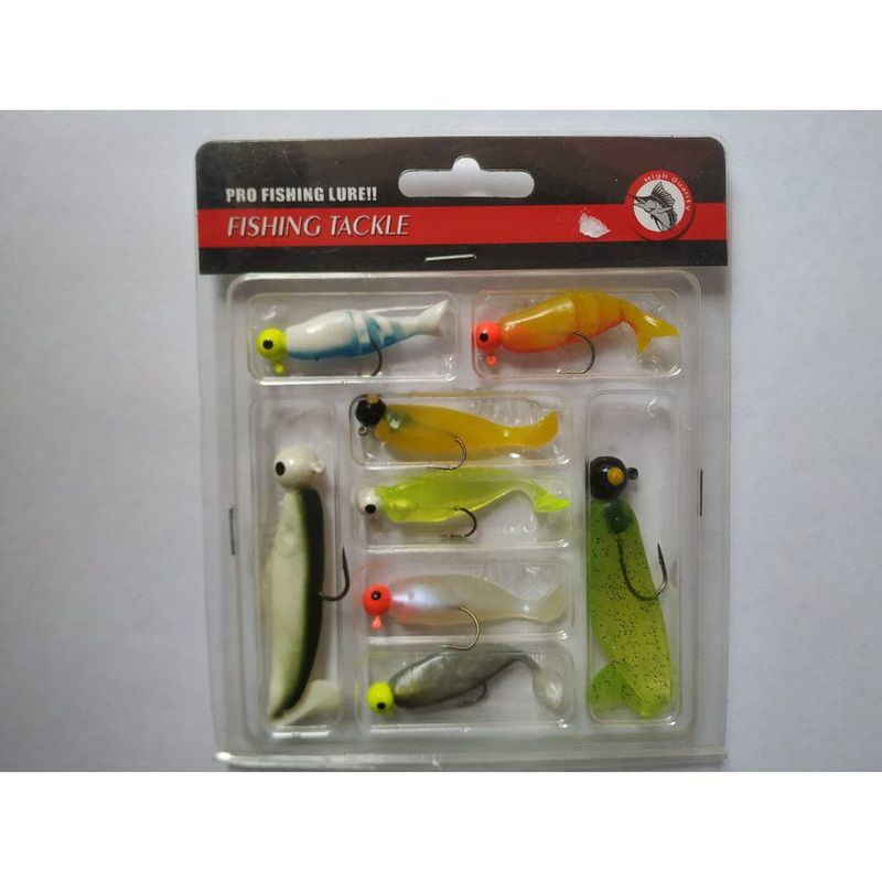 GENERICO - Señuelos de pesca anzuelos pack de 7 uds