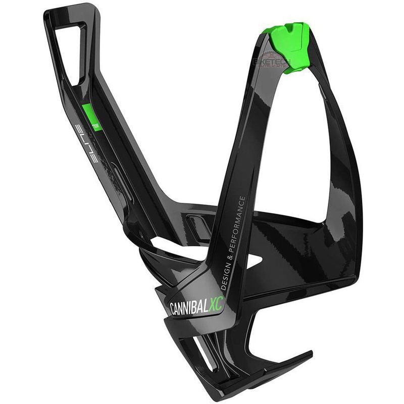 ELITE - Porta Caramañola Elite Cannibal xc NegroVerde Ruta Mtb.