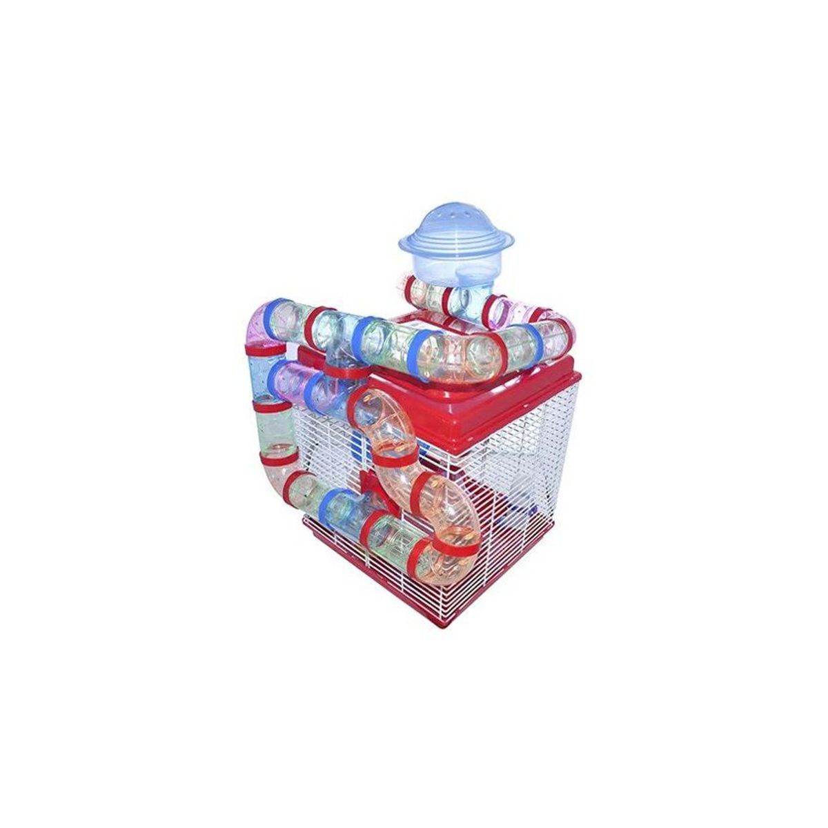 AM MASCOTAS - Jaula hamster - grande - multicolor