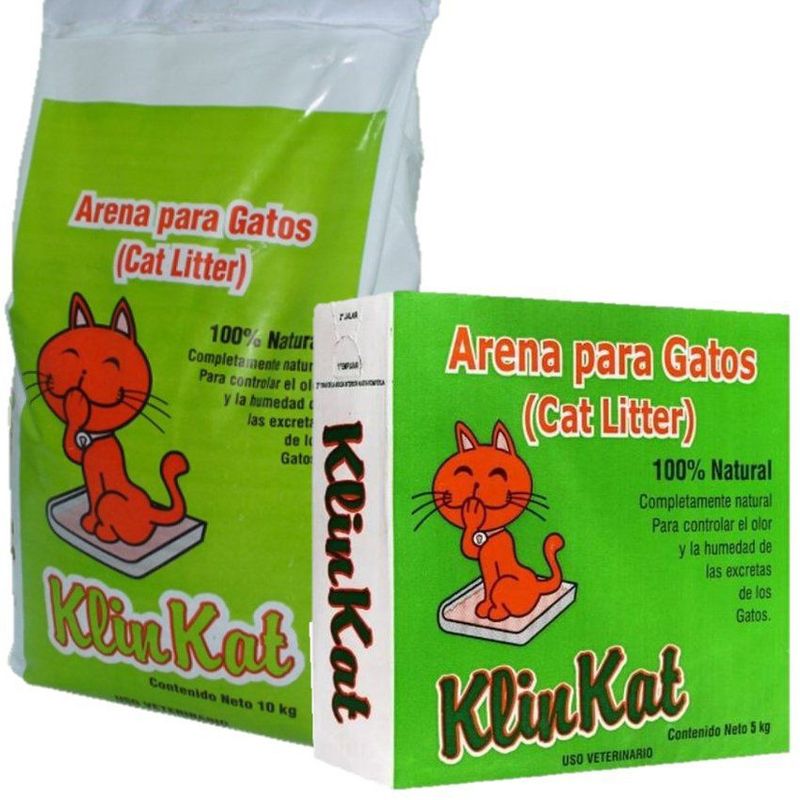 KLINKAT - Arena para gato klinkat bolsa 5 kg + bolsa 10 kg calidad premium