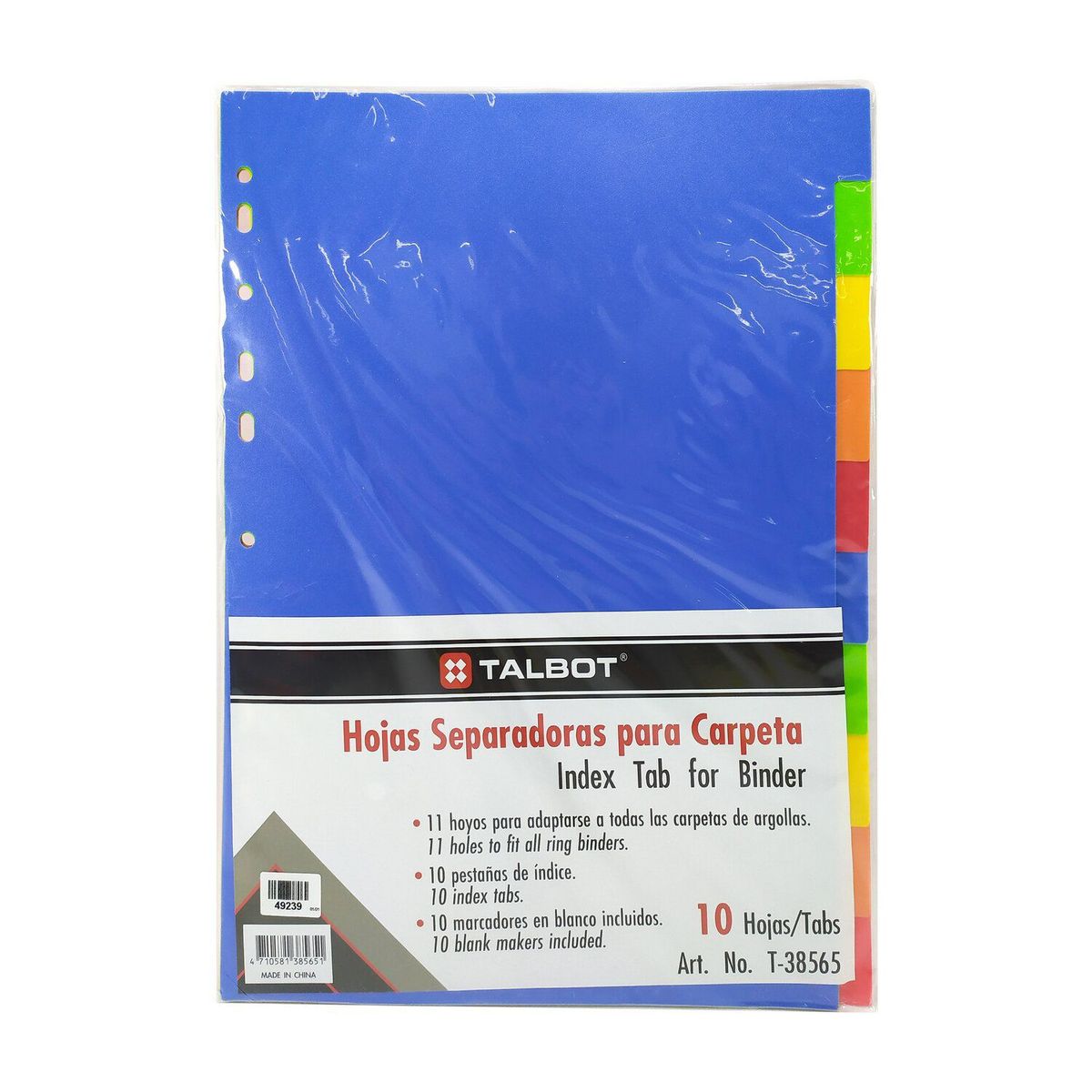 TALBOT - Hojas separadoras talbot x 10 unidades