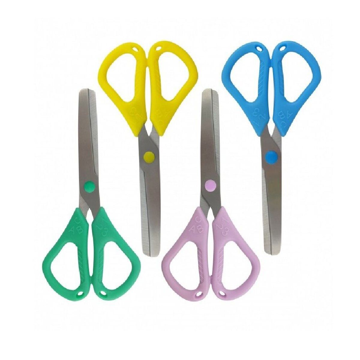KORES - Tijera kores escolar abc kids surtida x unidad