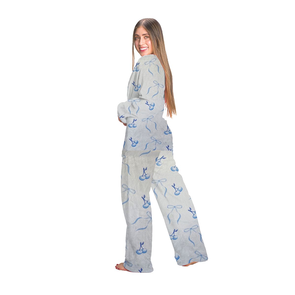 ROMANELLA - Pijama Térmica Alejandra Para Mujer Abierta Con Botones Romanella