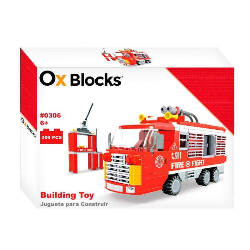 OX BLOCKS - OX Rescue Squad - Juguete Para Construir OX Blocks 0306 309