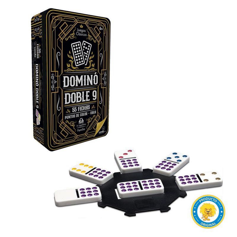 RONDA - Domino Lata Doble 9 Ronda- Multicolor