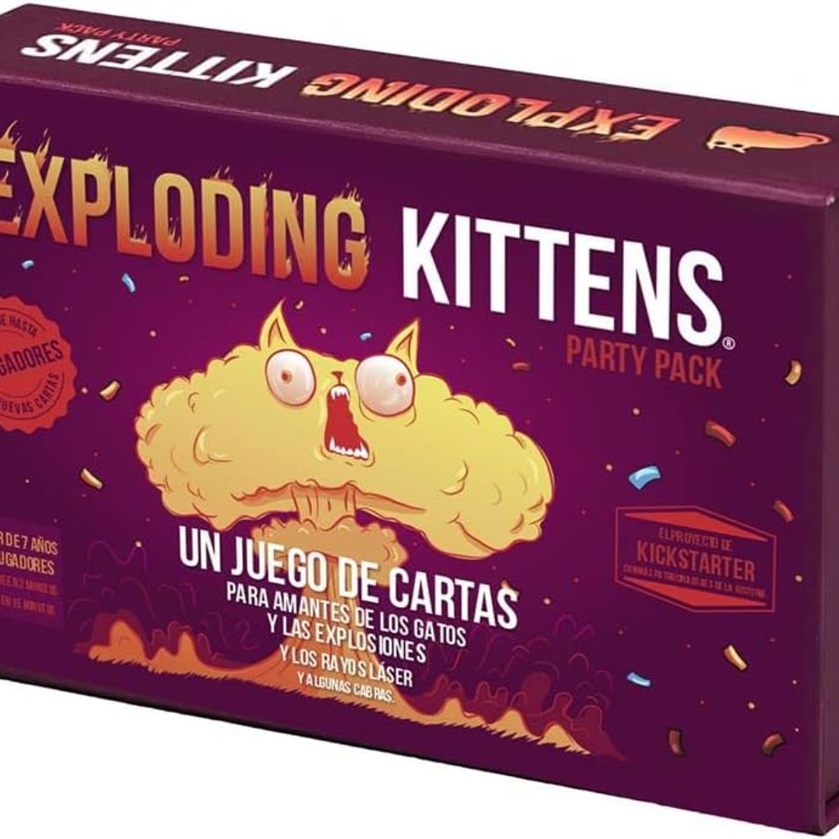 ASMODEE - Juego De Mesa Exploding Kittens Fiesta Adultos Y Niños