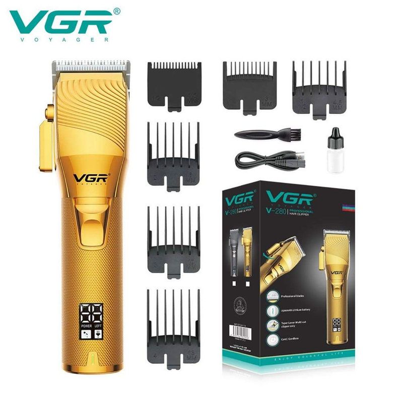 ONE PIXEL - Maquina Vgr V-280 Peluquera Barbería Profesional Pantalla Led