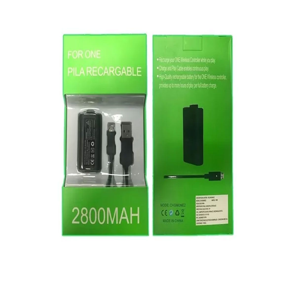 GENERICO - Kit Carga Y Juega Xbox One One S One X Juega Sin Limites.