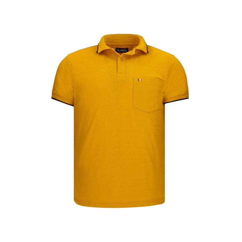 HAMER - Polo para hombre Hamer con bolsillo