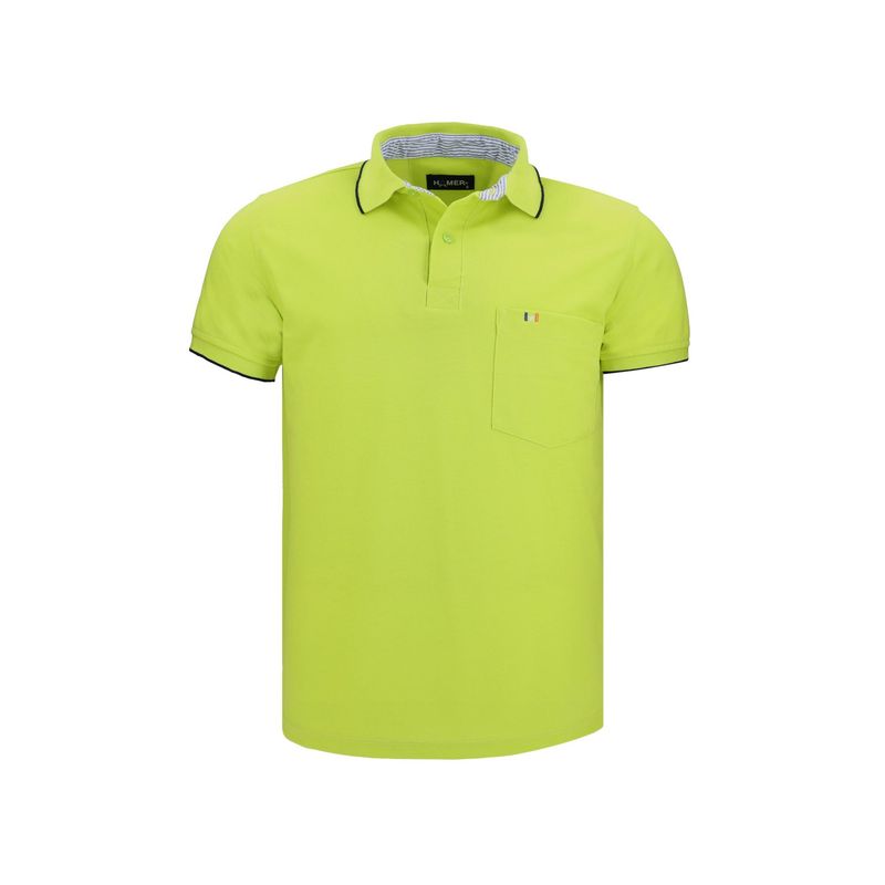 HAMER - Polo para hombre Hamer con bolsillo