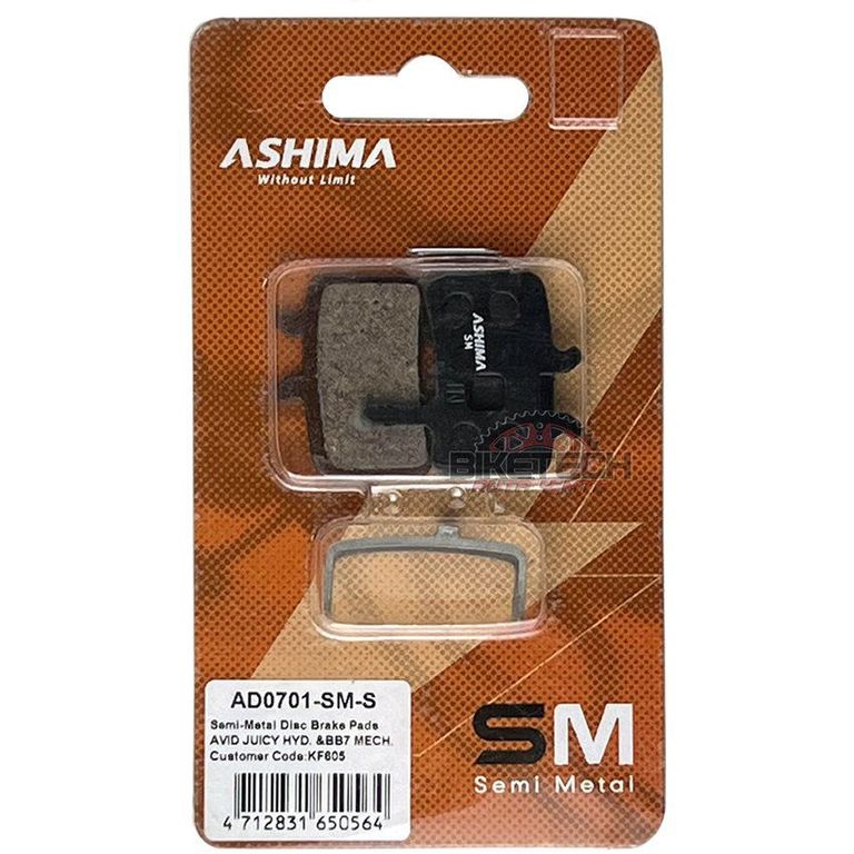 Ashima: Pattini freno e dischi per biciclette