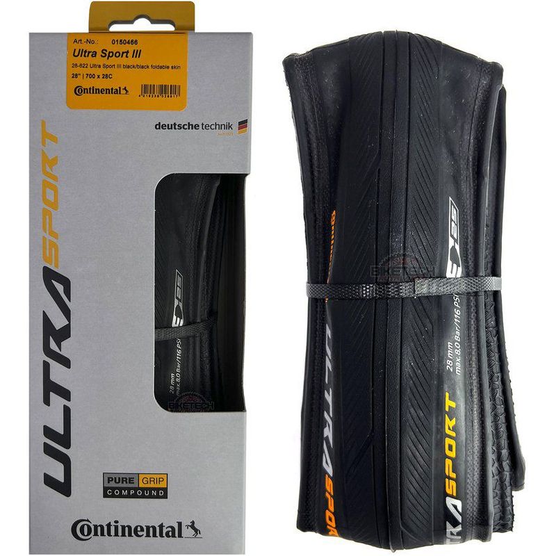 CONTINENTAL - Llanta Continental Ultra Sport 3 Plegable 700x28 Para Ruta