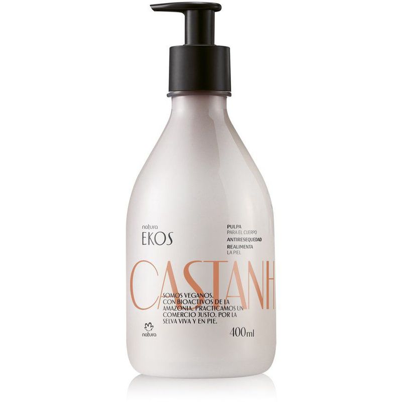 NATURA - Crema pulpa hidratante corporal Ekos Castaña Natura 400 ml