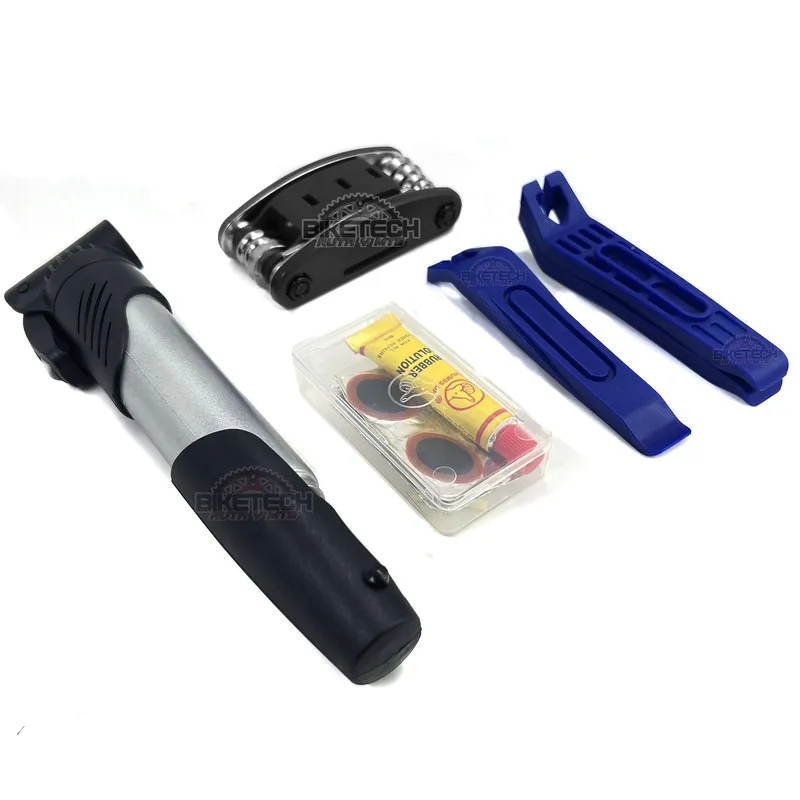 GW - Kit de herramienta con bomba gw ruta mtb
