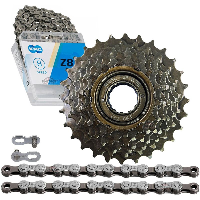 KMC - Pacha De Rosca Bicicleta Index 14-28  Mtb y Cadena Kmc Z8
