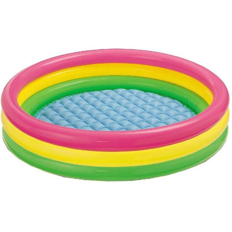 INTEX - Piscina inflable intex de 147x33 cm de 3 aros multicolor