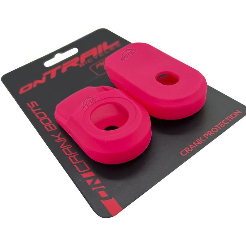 ONTRAIL - Protectores Para Biela On Trail Fucsia Silicona Ruta Mtb