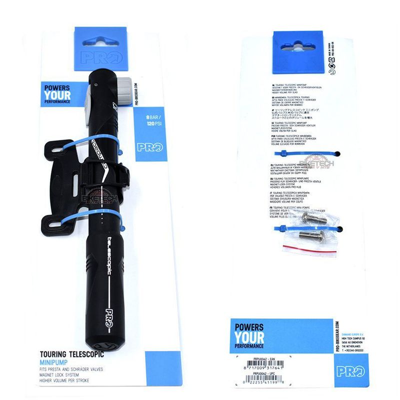 PRO - Inflador y Soporte Pro Bicicleta Ruta Mtb 120 Psi