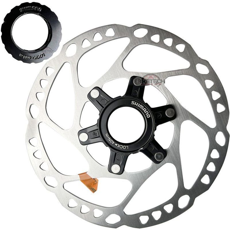 SHIMANO - Disco Rotor Freno Bicicleta Shimano Rt-64 Centerlock 160mm
