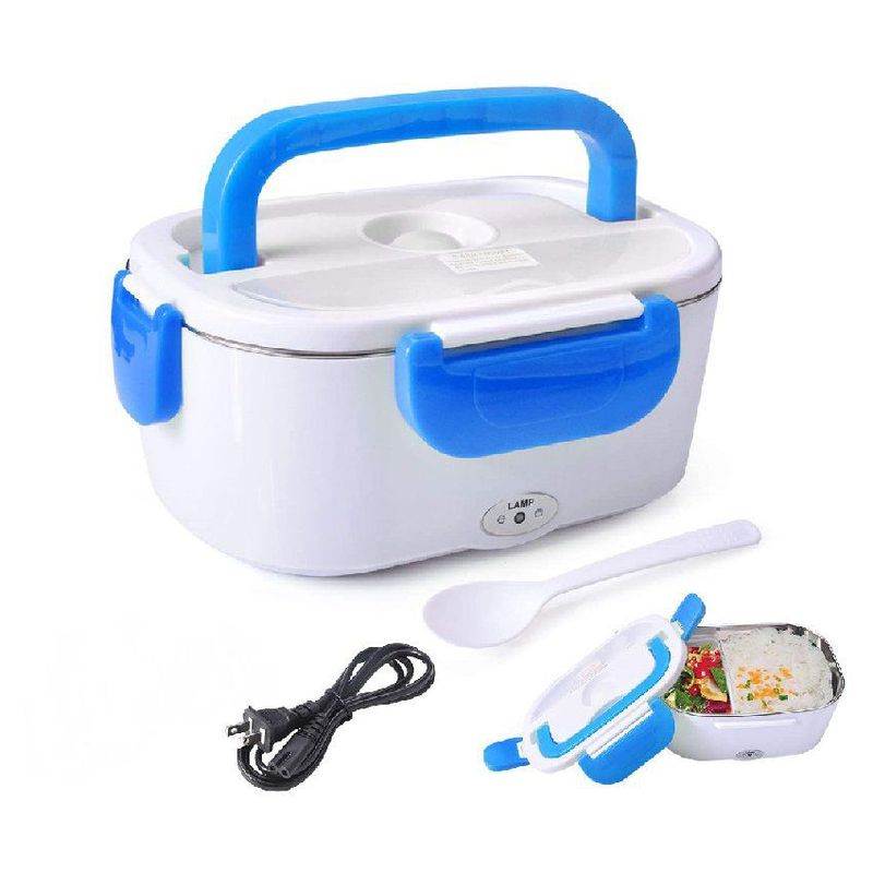 GENERICO - Lonchera eléctrica calentador de alimentos portátil recipiente