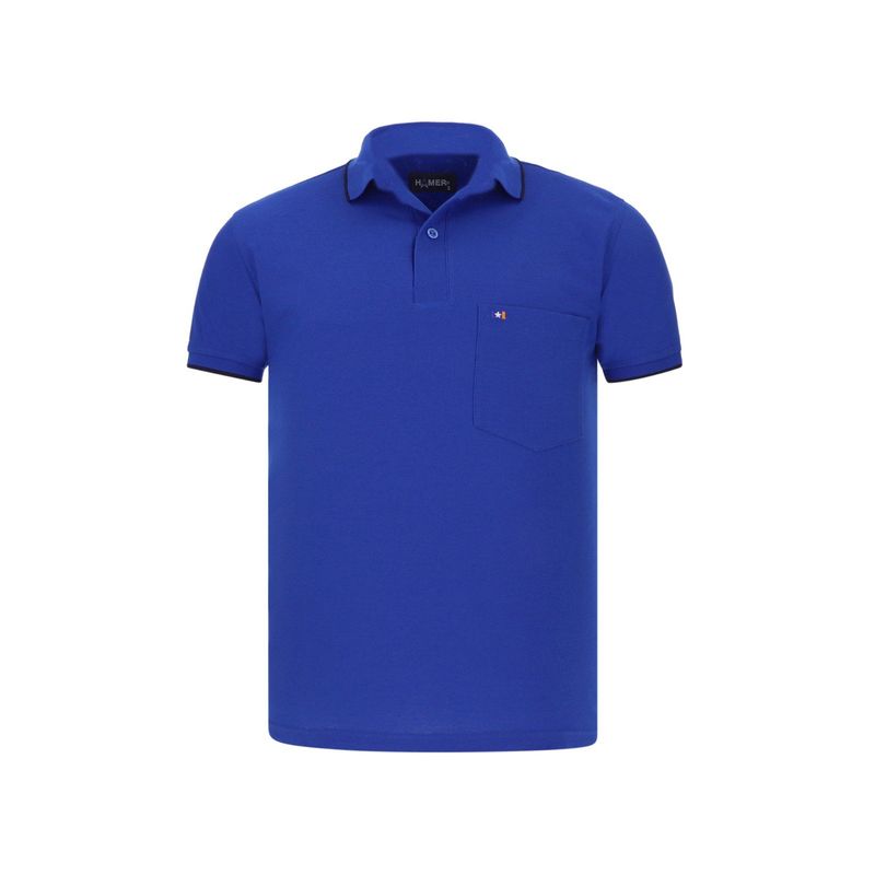 HAMER - Polo para hombre Hamer con bolsillo